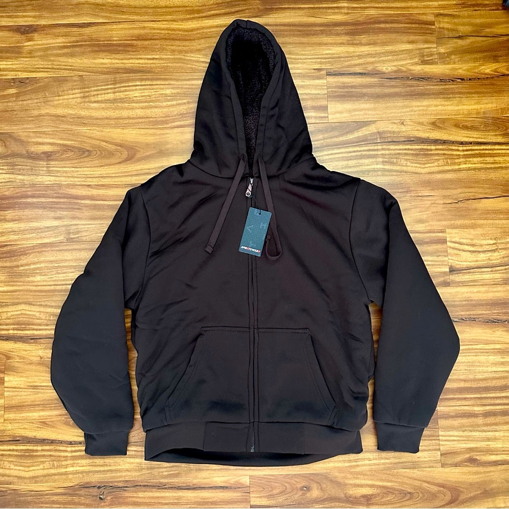 Fleece lined hoodie